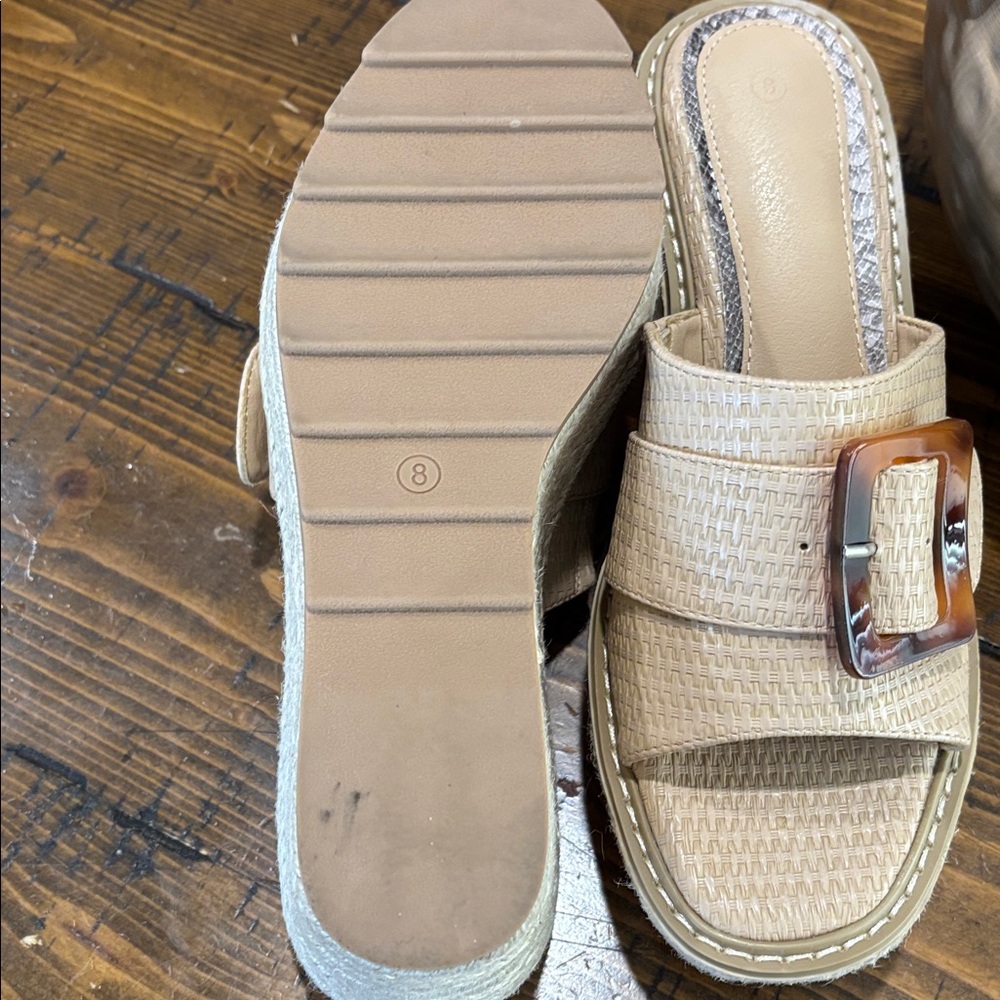 Coutgo Women's Wedge Platform Sandle NEW - Picture 4 of 6